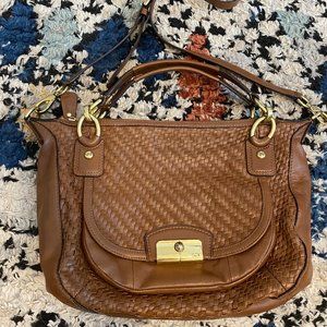 Coach Kristin Woven Satchel Bag